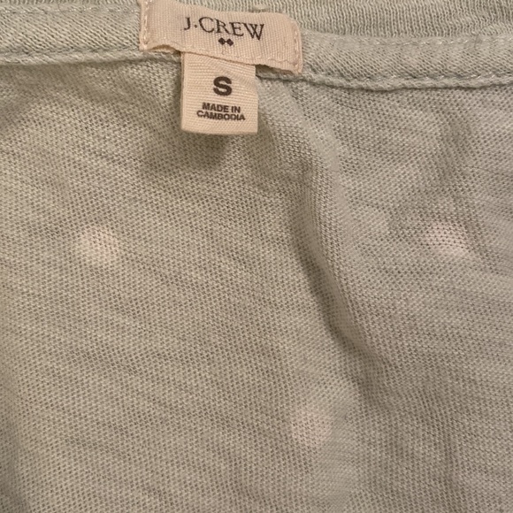 JCrew Factory Cotton Polka Dot T-shirt - Picture 2 of 5